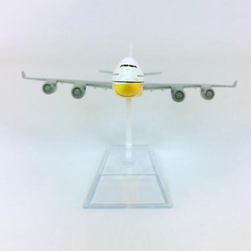 16CM landing gear Aircraft 1:400 Boeing B747-400 model Royal Brunei airlines W base airbus alloy Diecast Airplane display plane