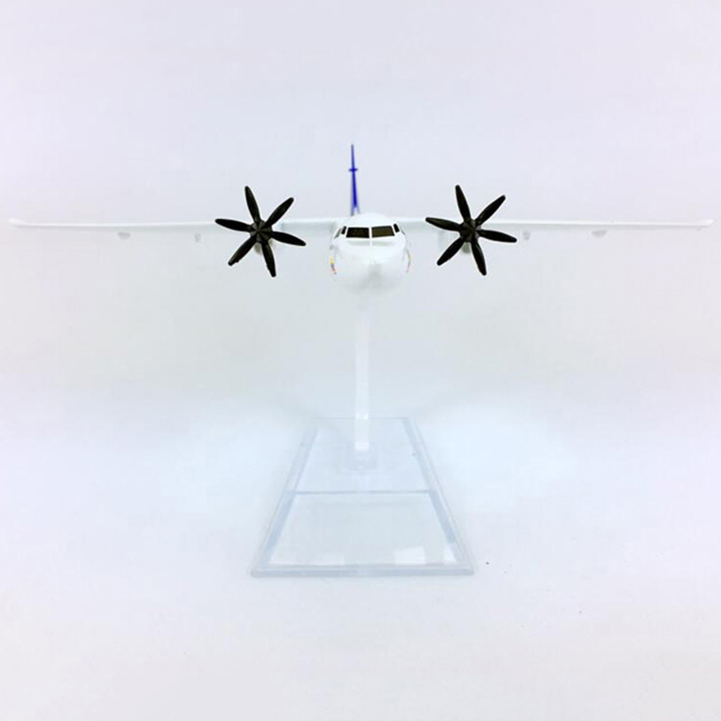16CM Static Diecast Aircraft 1:400 FK50 Colombia Satena model AVIANCA airlines landing gear base alloy airplane display Gift Toy