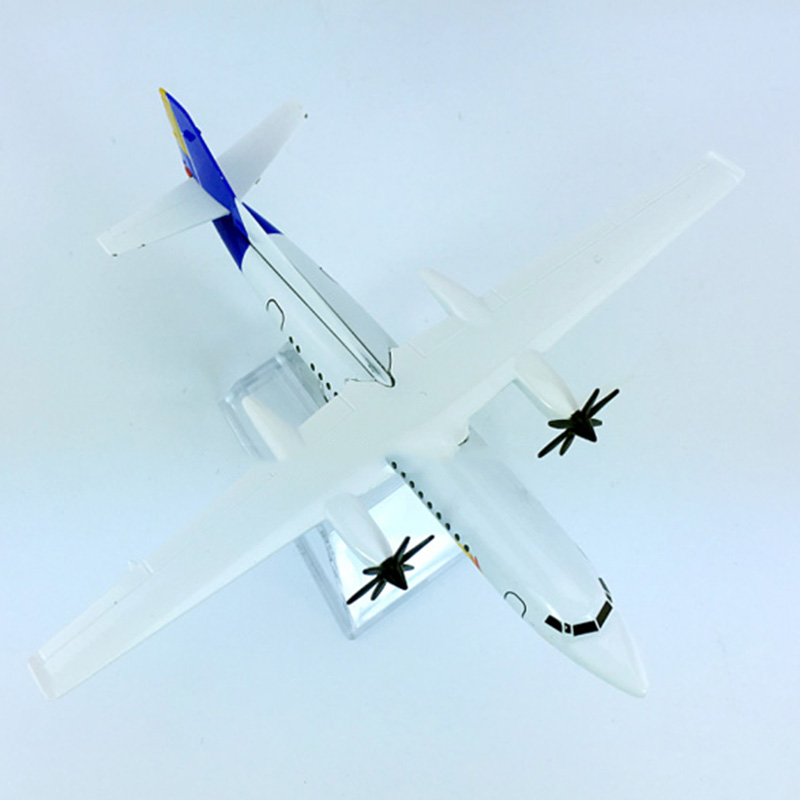 16CM Static Diecast Aircraft 1:400 FK50 Colombia Satena model AVIANCA airlines landing gear base alloy airplane display Gift Toy