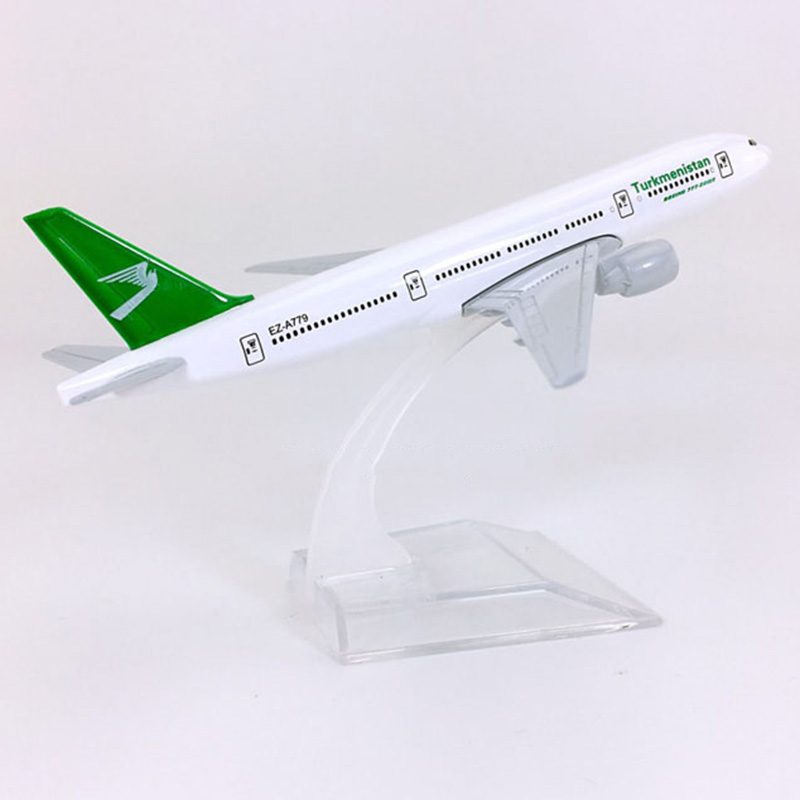 16cm Turkmenistan airlines plane model toys Boeing B777 air aircraft model diecast plastic alloy plane gifts for kids Toys 16cm Turkmenistan airlines plane model toys Boeing B777 air aircraft model diecast plastic alloy plane gifts for kids Toys