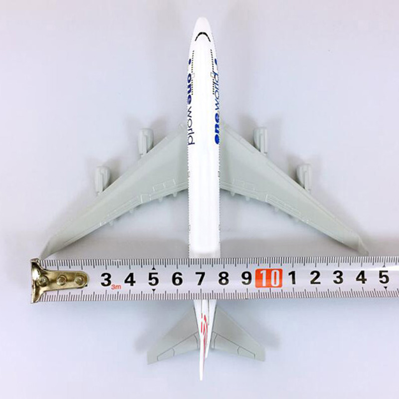 16CM Static Aircraft Model 1:400 Boeing B747-400 British airways Plane landing gear airbus alloy airplane collectible display