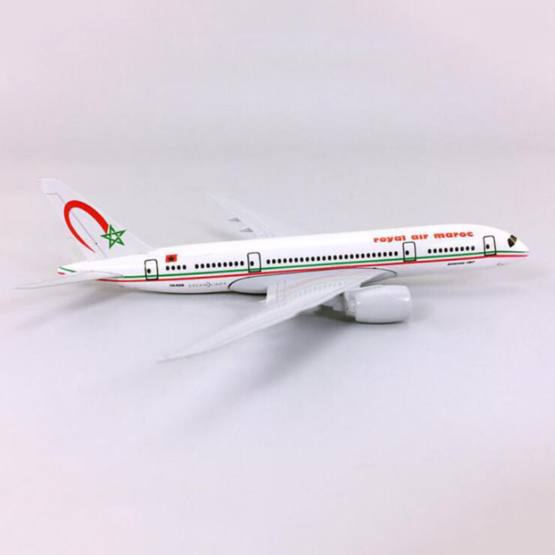 14CM 1:400 Boeing B787-800 model aircraft Royal Air Moroccan airlines landing gear W base airbus alloy airplane CHRISTMAS Gift