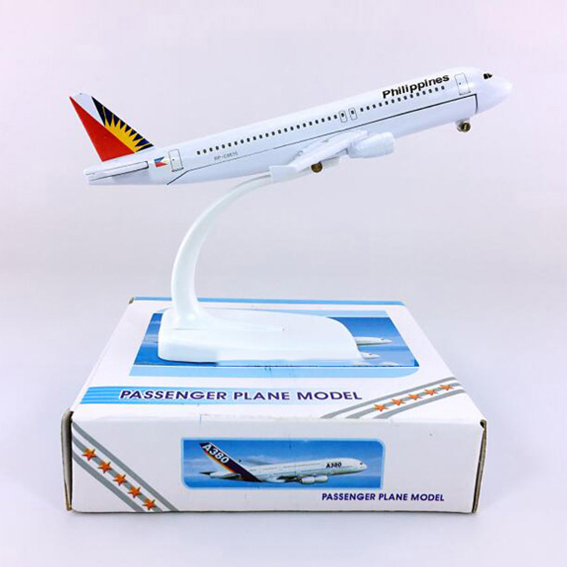 16CM Philippines airline Aircraft Model 1:400 Airbus320-200 model W base alloy airplane collectible display toy collection Gift