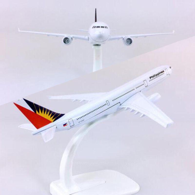 16CM Philippines airplane 1:400 Scale Air Airbus 330-300 model with base alloy aircraft collectible display plane toy model Gift