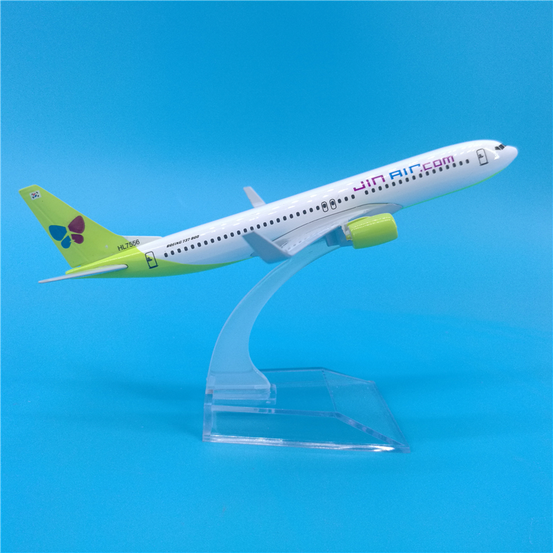 1/400 scale 16CM Boeing B737 Jin Air airlines airplane aviation model toys aircraft diecast plastic alloy plane gifts for kids 1/400 scale 16CM Boeing B737 Jin Air airlines airplane aviation model toys aircraft diecast plastic alloy plane gifts for kids