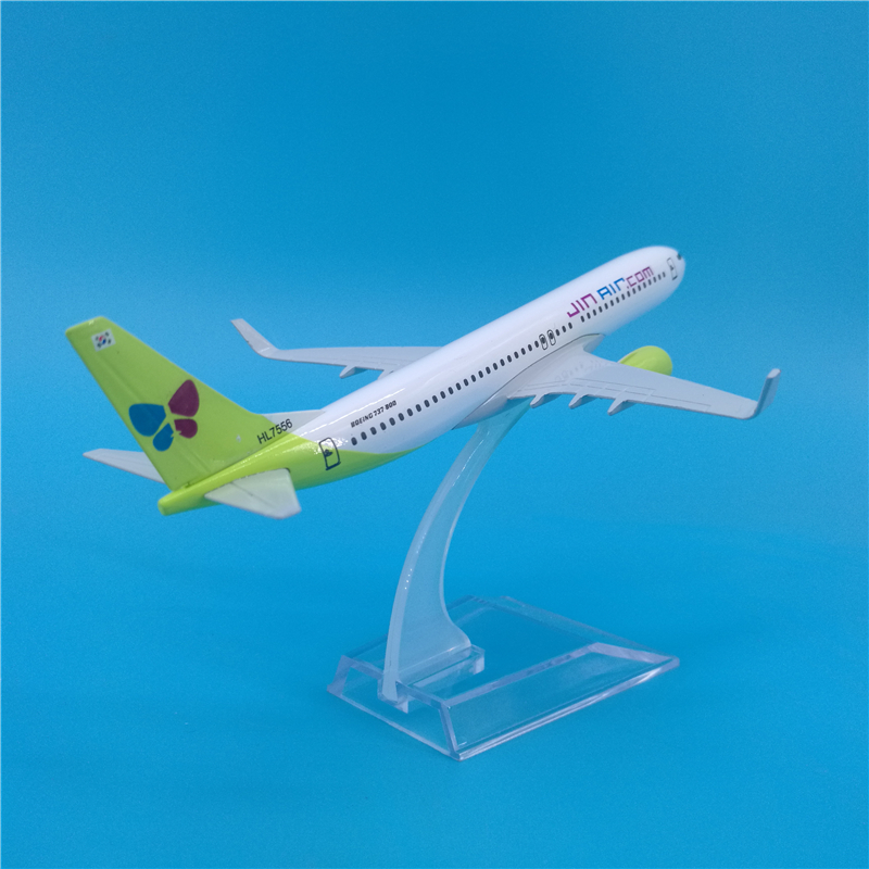 1/400 scale 16CM Boeing B737 Jin Air airlines airplane aviation model toys aircraft diecast plastic alloy plane gifts for kids 1/400 scale 16CM Boeing B737 Jin Air airlines airplane aviation model toys aircraft diecast plastic alloy plane gifts for kids