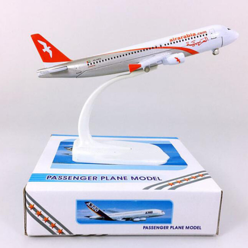 16CM 1:400 Airbus A320-200 model Airarabia airlines landing gear Aircraft W base alloy airplane collection Plane display ToyGift