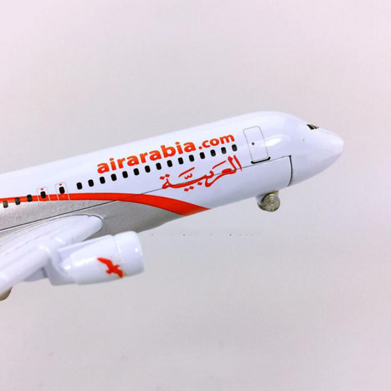 16CM 1:400 Airbus A320-200 model Airarabia airlines landing gear Aircraft W base alloy airplane collection Plane display ToyGift