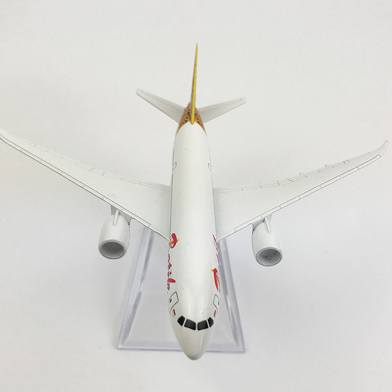 16CM 1:400 airbus Boeing B787 model Aircraft Indonesia Batik air airlines with landing gear base Airplane alloy display ToyPlane