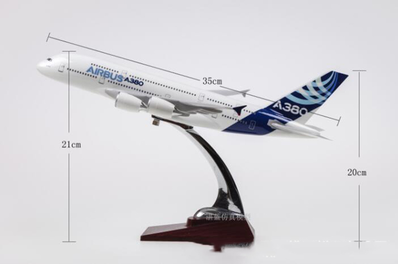 35cm airbus A380 airplane model toys Ireland airlines aircraft model diecast plastic alloy plane gifts for kids collectible