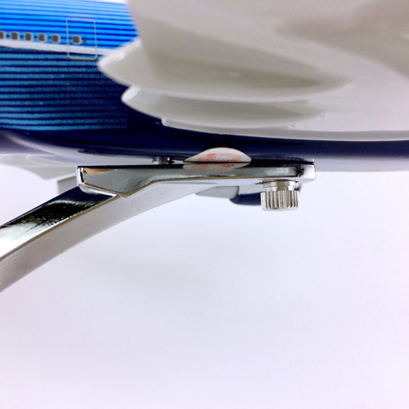 30CM simulation Aircraft 1:230 scale Boeing B747-400 model airline W base diecast plastic alloy aircraft Toy gifts F kids plane