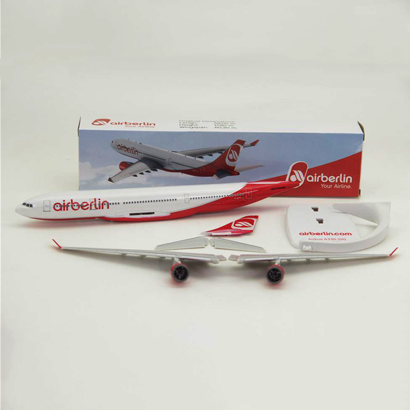 Aircraft 32CM1: 200 scale Airbus A330-200 model Air Berlin Air air route with base resin aircraft stand-up aircraft Aircraft 32CM1: 200 scale Airbus A330-200 model Air Berlin Air air route with base resin aircraft stand-up aircraft