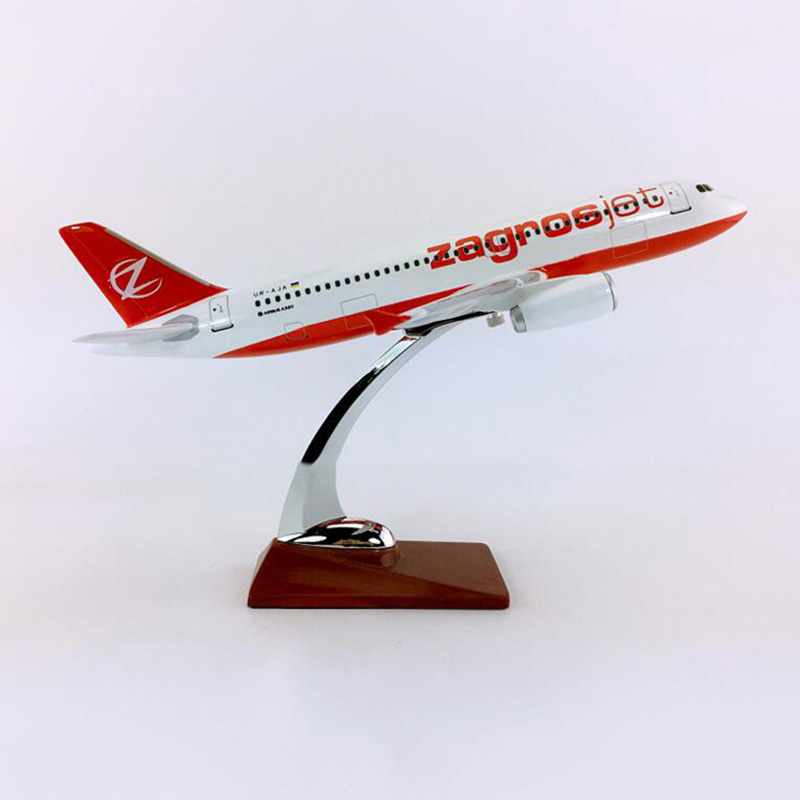 32CM Iraqi Airlines Alloy Aircraft 1:200 Airbus A320-200 model Zagrosjet&base diecast plane collectible display model collection