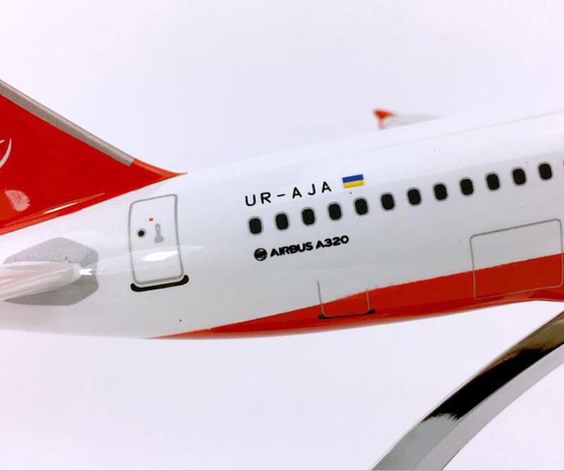 32CM Iraqi Airlines Alloy Aircraft 1:200 Airbus A320-200 model Zagrosjet&base diecast plane collectible display model collection
