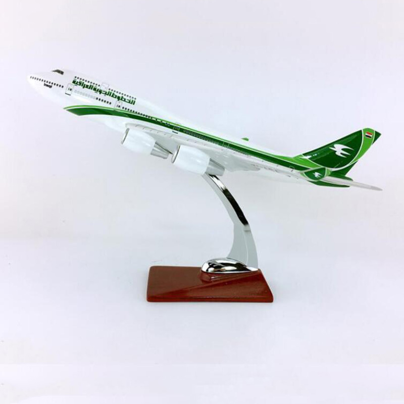 30CM Iraq Airways airlines Aircraft Airbus 1:230 scale Boeing B747-400 model W base diecast plastic alloy airplaen Toy kid plane 30CM Iraq Airways airlines Aircraft Airbus 1:230 scale Boeing B747-400 model W base diecast plastic alloy airplaen Toy kid plane