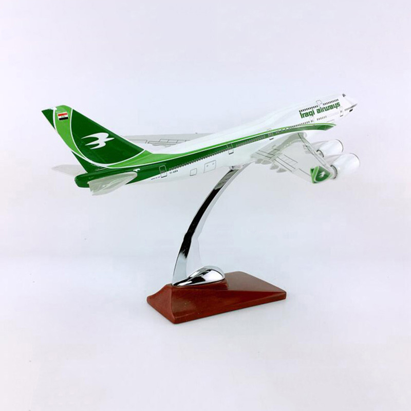 30CM Iraq Airways airlines Aircraft Airbus 1:230 scale Boeing B747-400 model W base diecast plastic alloy airplaen Toy kid plane 30CM Iraq Airways airlines Aircraft Airbus 1:230 scale Boeing B747-400 model W base diecast plastic alloy airplaen Toy kid plane
