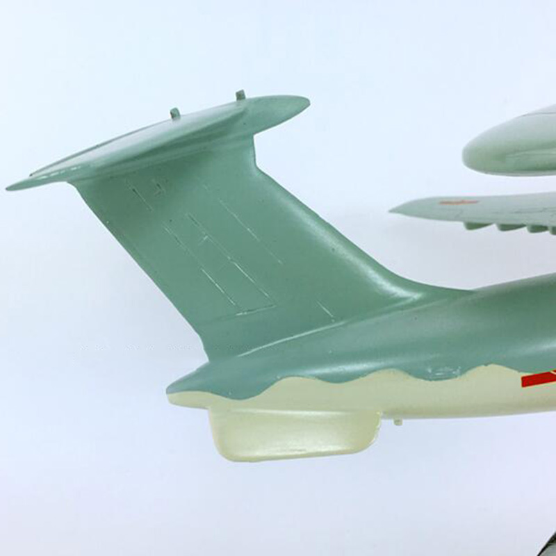1/128 scale old fashioned Simulation IL-76 Early warning aircraft For Navy Army fighter airplane model diecast plastic children