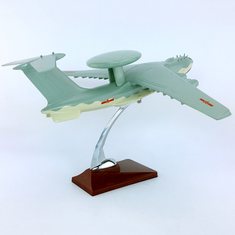 1/128 scale old fashioned Simulation IL-76 Early warning aircraft For Navy Army fighter airplane model diecast plastic children