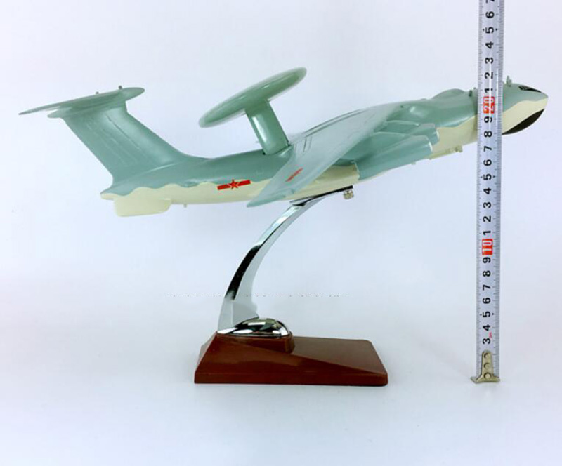 1/128 scale old fashioned Simulation IL-76 Early warning aircraft For Navy Army fighter airplane model diecast plastic children