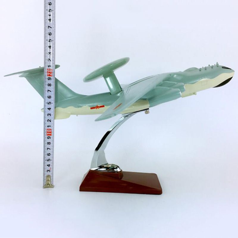 1/128 scale old fashioned Simulation IL-76 Early warning aircraft For Navy Army fighter airplane model diecast plastic children