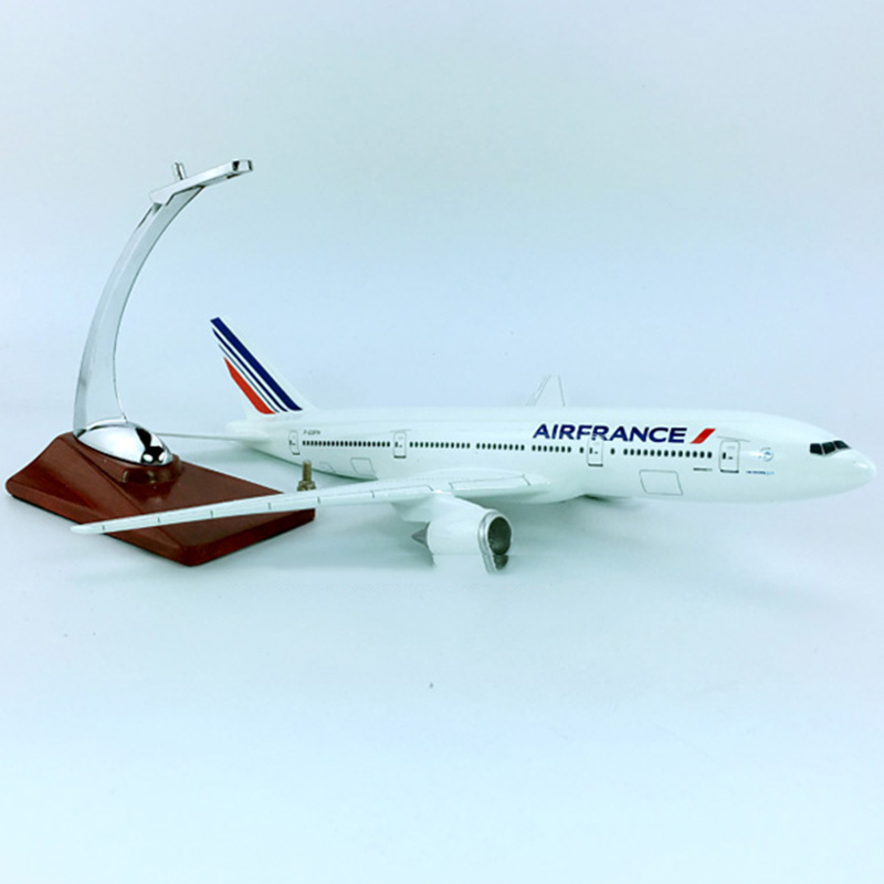 30CM simulation Aircraft 1:200 Boeing B777-200 model Air France airlines airplane W base plastic diecast alloy plane collectible