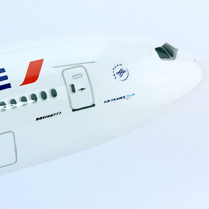 30CM simulation Aircraft 1:200 Boeing B777-200 model Air France airlines airplane W base plastic diecast alloy plane collectible