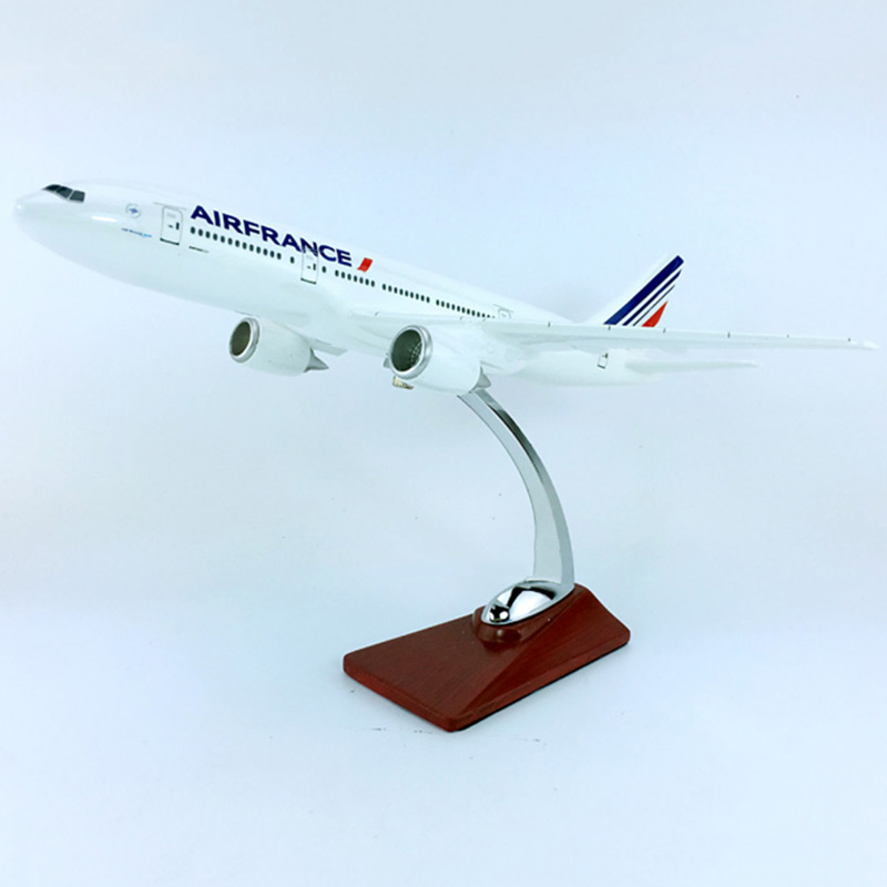 30CM simulation Aircraft 1:200 Boeing B777-200 model Air France airlines airplane W base plastic diecast alloy plane collectible