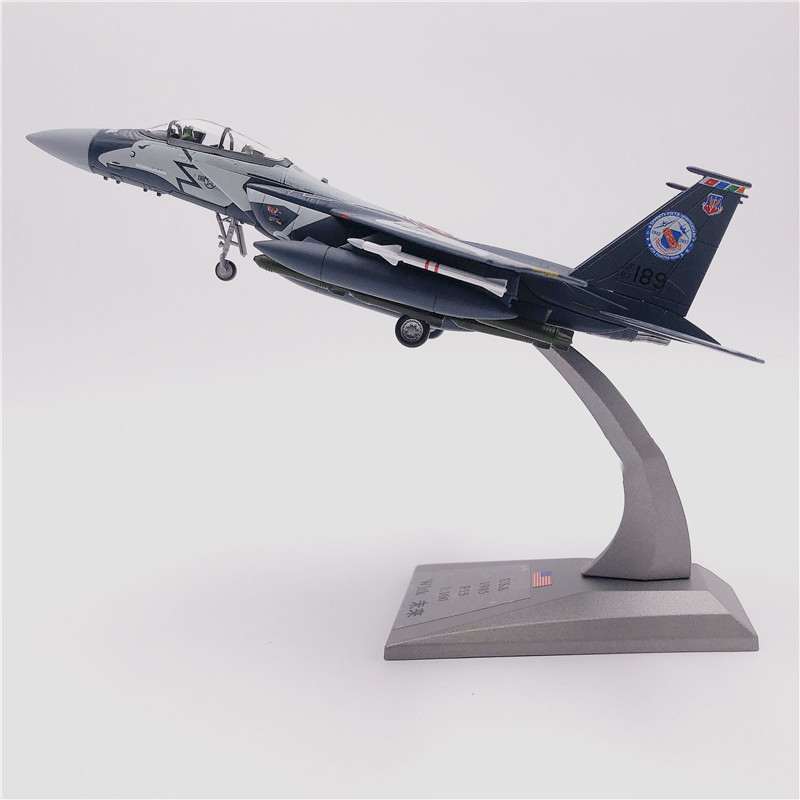 Diecast 1/100 Scale Military Model Toy F-15E Strike Eagle Mudhen ...