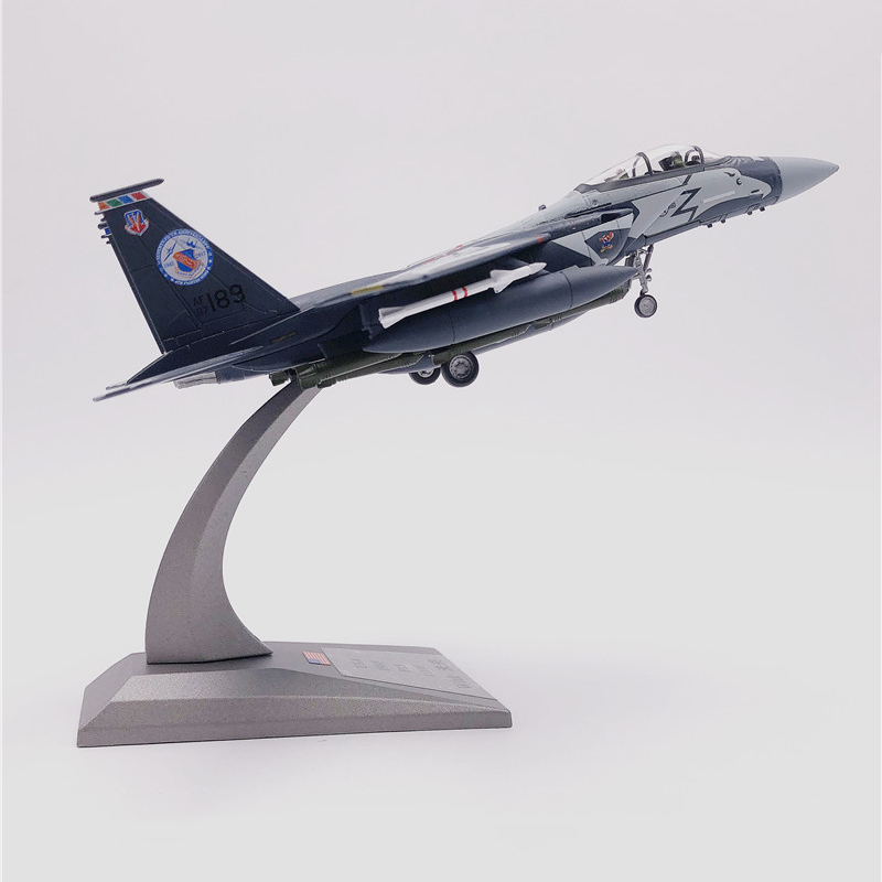 Diecast 1/100 Scale Military Model Toy F-15E Strike Eagle Mudhen ...