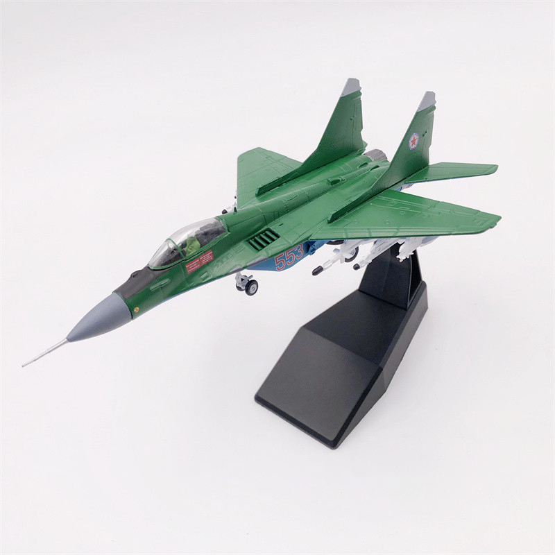 1/100 Scale Soviet Union Air Force Fighter Aircraft Airplane Models Russia MIG29 MIG-29A Federation Toys for Display Souvenir