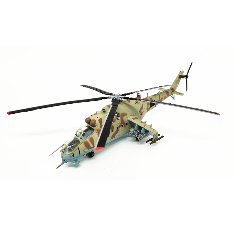 Plastic 1/72 Scale Mi-24 Hind Gunship Russian Air Force Helicopter Model Static Display Boy Toy Gift Static Adult Collection Plastic 1/72 Scale Mi-24 Hind Gunship Russian Air Force Helicopter Model Static Display Boy Toy Gift Static Adult Collection