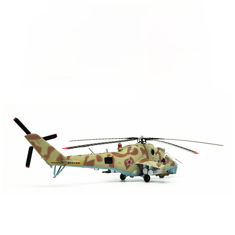 Plastic 1/72 Scale Mi-24 Hind Gunship Russian Air Force Helicopter Model Static Display Boy Toy Gift Static Adult Collection Plastic 1/72 Scale Mi-24 Hind Gunship Russian Air Force Helicopter Model Static Display Boy Toy Gift Static Adult Collection