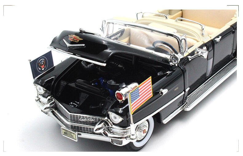 1:24 scale 1956 Cadillac alloy simulation classic car model For Eisenhower Car Diecast Model Vehicles Toy gift Decorations 1:24 scale 1956 Cadillac alloy simulation classic car model For Eisenhower Car Diecast Model Vehicles Toy gift Decorations