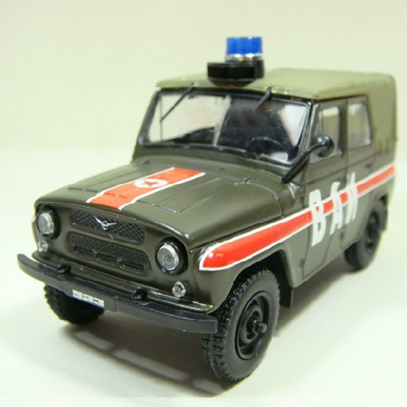 Diecast 1:43 Scale Ya3-468 Former Soviet Union Russian Police Car Model Alloy Toy Model Metal Vehicle Collection Souvenir