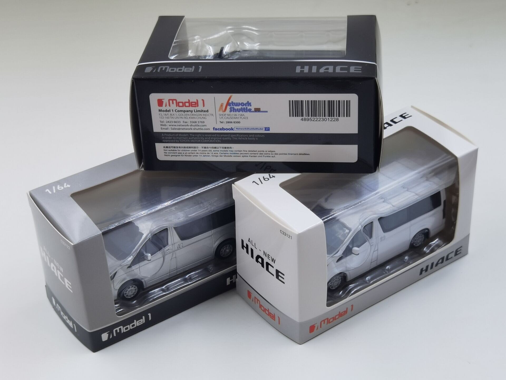 1:64 Scale New Sea Lion Hiace 300 Mpv Business Car Van Alloy Simulation Static Collection Model Child Gift Toy Adult Decoration