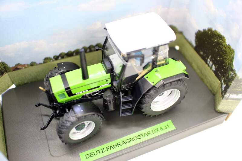 Diecasting 1:32 Scale Deutz Tractor Agricultural Machinery Model Alloy Simulation Engineering Truck Towed Static Decoration Gift Diecasting 1:32 Scale Deutz Tractor Agricultural Machinery Model Alloy Simulation Engineering Truck Towed Static Decoration Gift