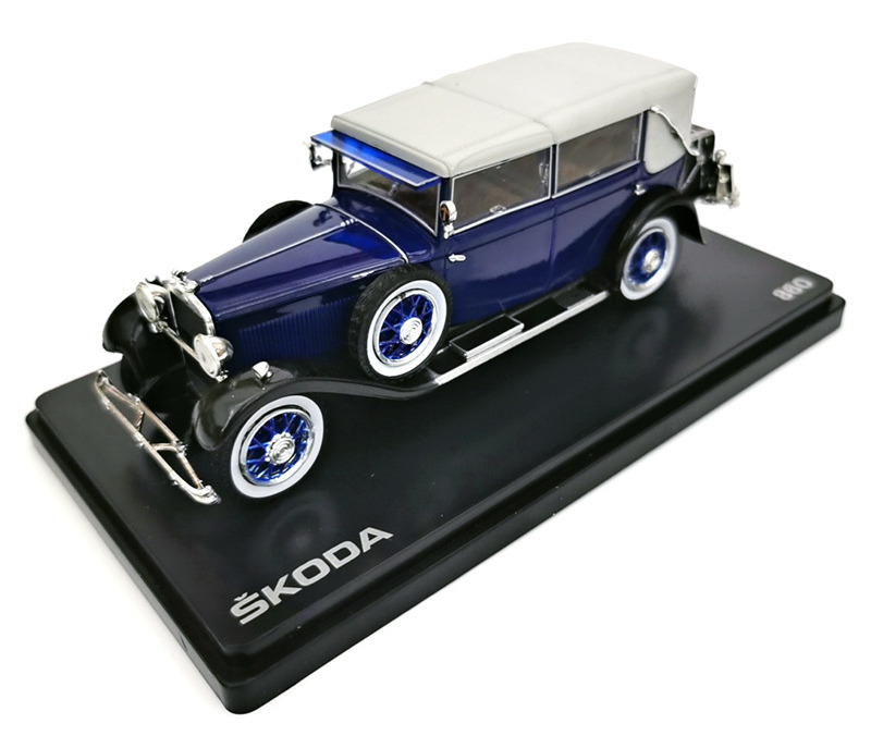 Diecast 1:43 Scale Simulation Skoda 860 Alloy Classic Car Series Model Collection Souvenir Desktop Ornaments