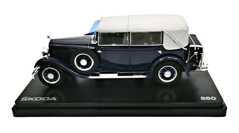 Diecast 1:43 Scale Simulation Skoda 860 Alloy Classic Car Series Model Collection Souvenir Desktop Ornaments