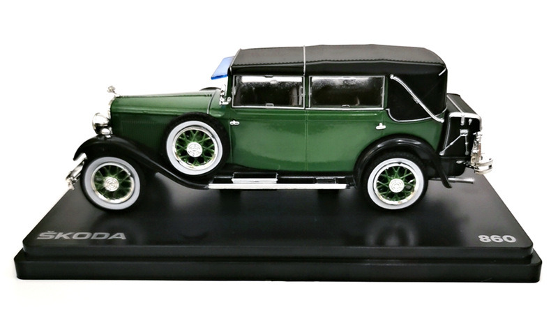 Diecast 1:43 Scale Simulation Skoda 860 Alloy Classic Car Series Model Collection Souvenir Desktop Ornaments