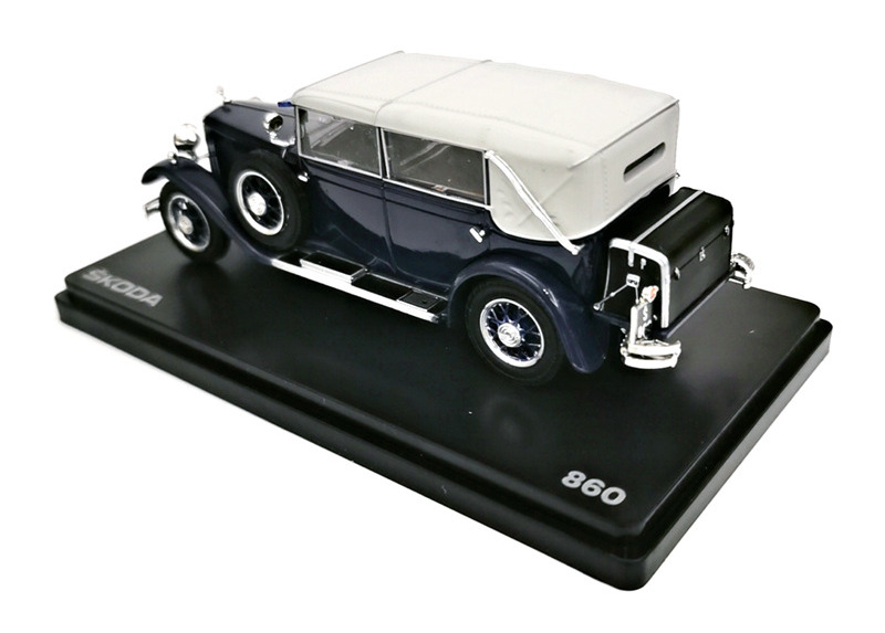 Diecast 1:43 Scale Simulation Skoda 860 Alloy Classic Car Series Model Collection Souvenir Desktop Ornaments
