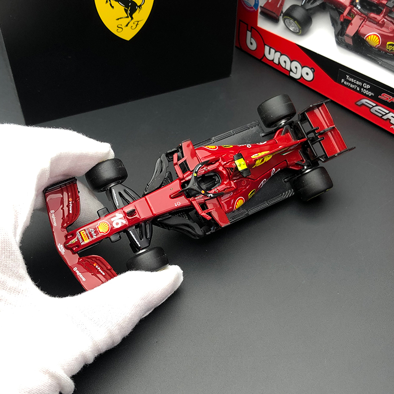 Bburago 1:43 Scale Ferrari SF1000 2020 Alloy Car Model Formula One Grand Prix Metal Die-Cast & Toy Vehicle for Collection Gift