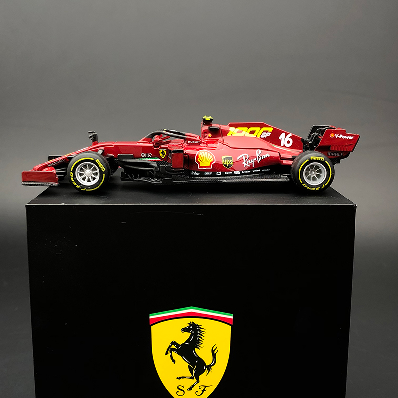 Bburago 1:43 Scale Ferrari SF1000 2020 Alloy Car Model Formula One Grand Prix Metal Die-Cast & Toy Vehicle for Collection Gift