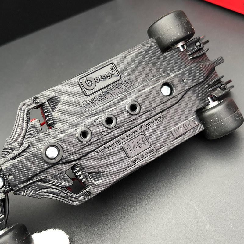 Bburago 1:43 Scale Ferrari SF1000 2020 Alloy Car Model Formula One Grand Prix Metal Die-Cast & Toy Vehicle for Collection Gift