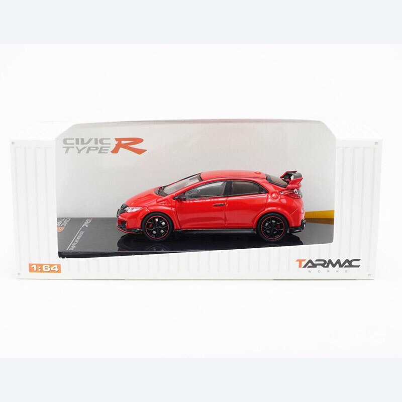 1/64 Scale Honda Civic Type R FK2 Red Simulation Alloy Car Toy Car Die-casting Model Collection Gift