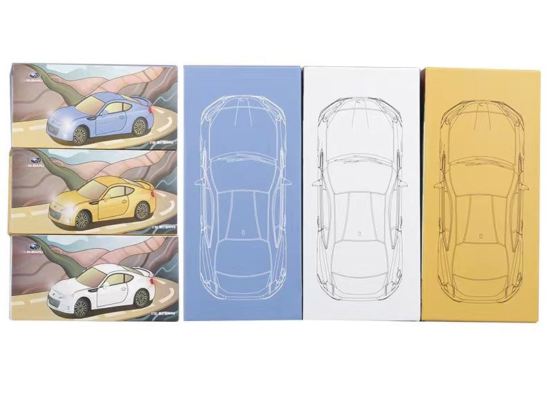 Diecast 1/32 Scale Subaru BRZ Coupe Car Alloy Toy Vehicle Model Steering Wheel Tire Linkage Collection Souvenir Boys Hot Sale