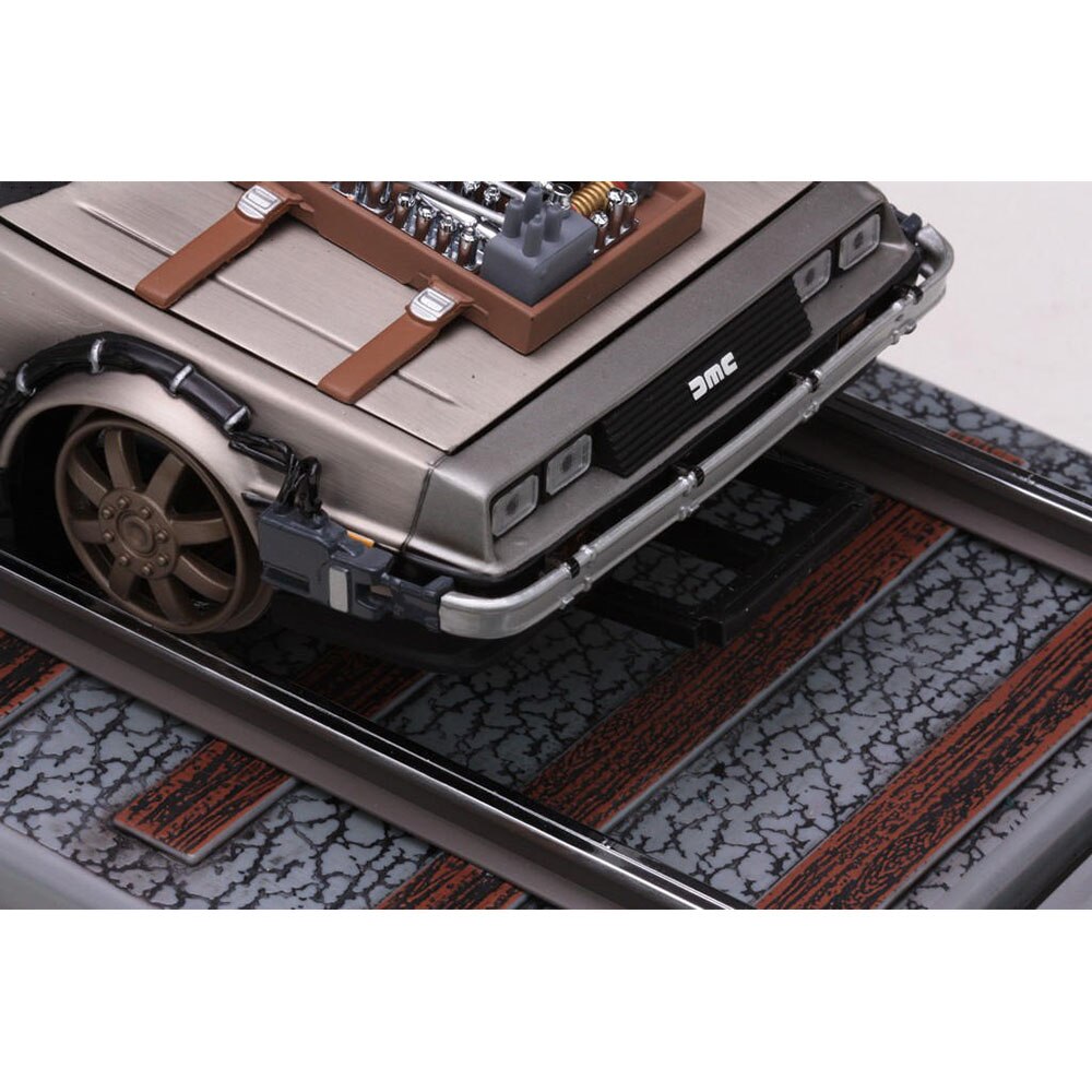 Diecast 1/18 DMC12 Railway Collection Edition Returns To The Future Simulation Die-Cast Alloy Car Model Vehicle Toys Gifts Show