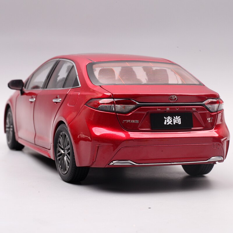 Gac Toyota Lingshang Alloy Car Model Toys 2021 New 1:18 Scale Metal Simulation Car Collection Souvenirs Adults & Children Gifts