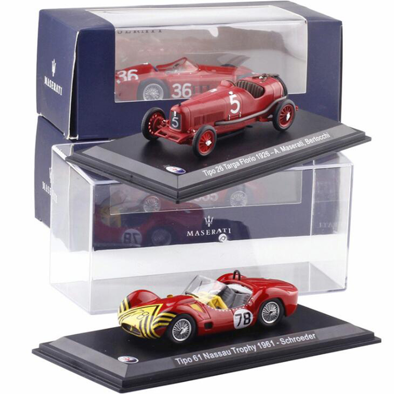 1:43 Scale Diecast Alloy Classic Maseratis Racing Rally Car Model Metal Vehicles Toys f Adult Collection Show Display Kids Gift