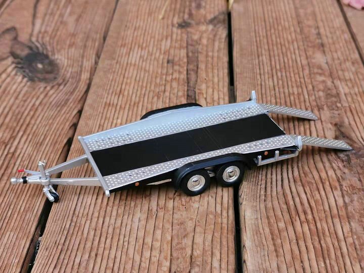 1:43 Alloy diecast Trailer Trailing plate model Used for car models Accessories Scene car frame DIY Miniature vine Scenario Show 1:43 Alloy diecast Trailer Trailing plate model Used for car models Accessories Scene car frame DIY Miniature vine Scenario Show