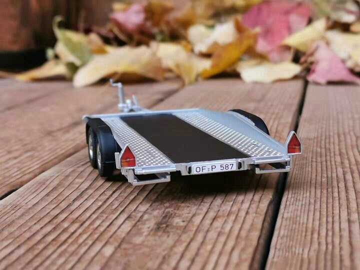 1:43 Alloy diecast Trailer Trailing plate model Used for car models Accessories Scene car frame DIY Miniature vine Scenario Show 1:43 Alloy diecast Trailer Trailing plate model Used for car models Accessories Scene car frame DIY Miniature vine Scenario Show
